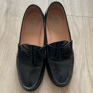 JCrew Black Loafers size 7